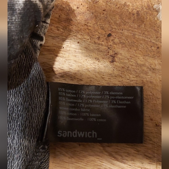 Sandwich_ pull-on distressed pants - Picture 5 of 7